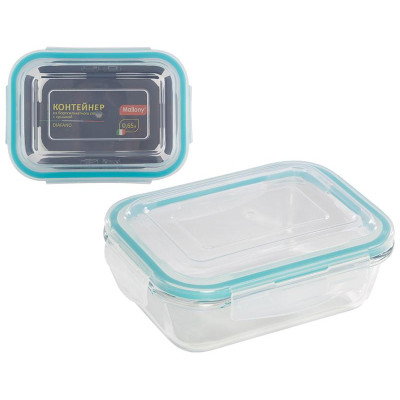 005471 Контейнер из боросил. стекла Mallony DIAFANO с крышкой из пластика