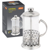 005486 Чайник/кофейник (кофе-пресс) Mallony 'Rombo' 600ML