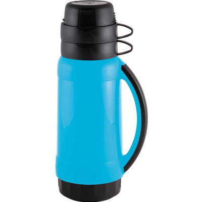 005536 Термос в пластик.корпусе со стекл.колбой PRATICO Mallony (1.8л, 2 чашки)