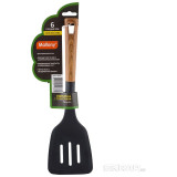 006459 Лопатка с отверстиями Foresta Mallony, нейлон (черный) с цветной ручкой под дерево