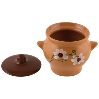 006692 Горшок 0.65л 'Цветы' для жаркого-2