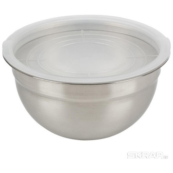 007018 Миска из нерж.стали с пластмассовой крышкой Mallony AMARENA