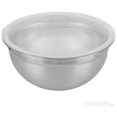 007019 Миска из нерж.стали с пластмассовой крышкой Mallony AMARENA