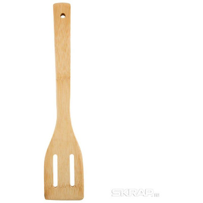 007112 Лопатка с отверстиями бамбук Foresta di bambu, 30х6см Mallony