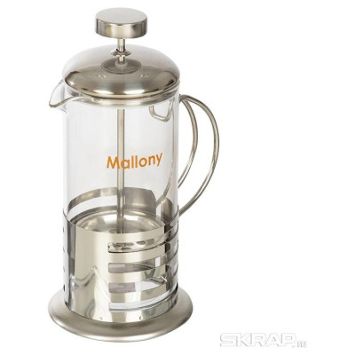 007221 Кофе-пресс/чайник заварочный Mallony PRIMO 350мл