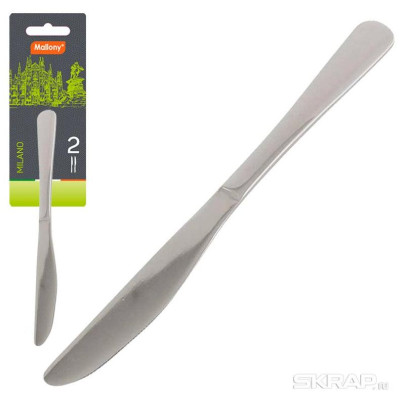 007295 Набор ножей столовых MILANO (2шт) Mallony