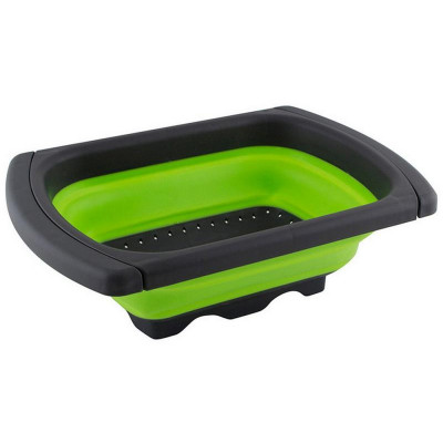 007352 Дуршлаг на раковину FRUTTI 60(38,5х25х12см (складной, выдвижн. ручки)-1