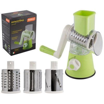 007410 Мультитерка Bellissimo на вакуумной присоске Mallony (3 насадки)