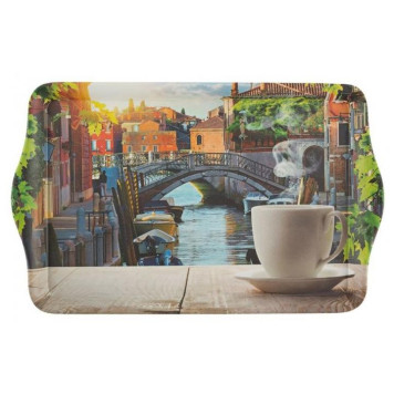 008260 Поднос сервировочный Mallony FANTASIA 43.5х27х2.8см