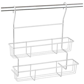 008439 Полка двухъярусная навесная для кухни Mallony FORTUNA PR-06