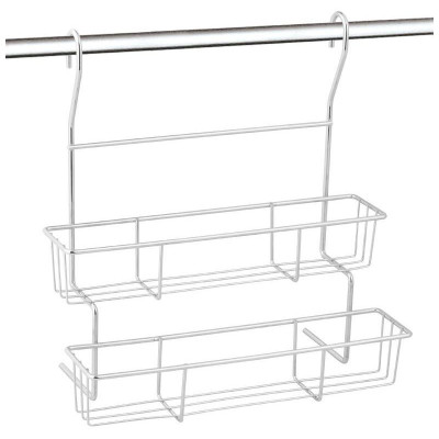 008439 Полка двухъярусная навесная для кухни Mallony FORTUNA PR-06