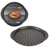 008572 Форма для пиццы PIZZA P-02 Mallony 33см с ручками 008572 Форма для пиццы PIZZA P-02 Mallony 33см с ручками