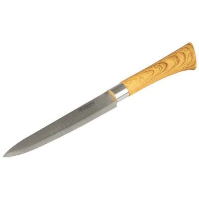 103563 Нож с пластиковой рукояткой под дерево FORESTA универсальный 12.6см-1