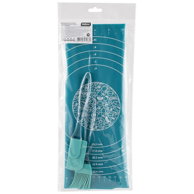 103587 Набор для выпечки CLASSICA 3 предмета: кисточка, лопатка, коврик (силикон)-5