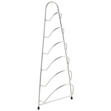 103693 Подставка для крышек Bosito 19.5х9х46см хром