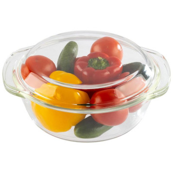 103814 Кастрюля с крышкой ITALIANO 1.5л из жаропрочного стекла-3