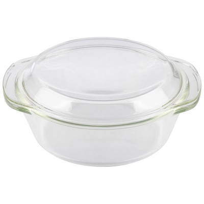 103814 Кастрюля с крышкой ITALIANO 1.5л из жаропрочного стекла