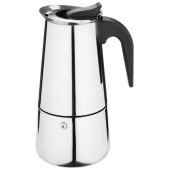 104759 Гейзерная кофеварка 'ITALIA' 450мл 9 чашек из нерж.стали