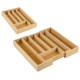 105123 Лоток для столовых приборов BAMBOO (раздвижной) Mallony