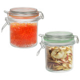 106008 Набор из 2-х банок (по 0.25л) из стекла Mallony BRAVO