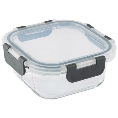 106024 Контейнер из жаропрочного стекла Leonord Praktisch с крышкой из пластика (0,5л)-1