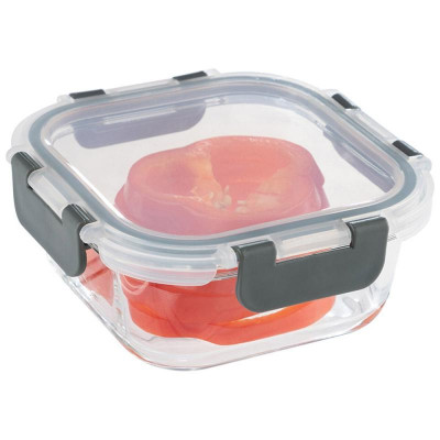 106024 Контейнер из жаропрочного стекла Leonord Praktisch с крышкой из пластика (0,5л)