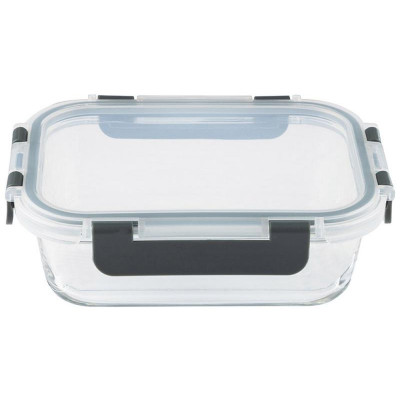 106025 Контейнер из жаропрочного стекла Leonord Praktisch с крышкой из пластика (0,6л)-2