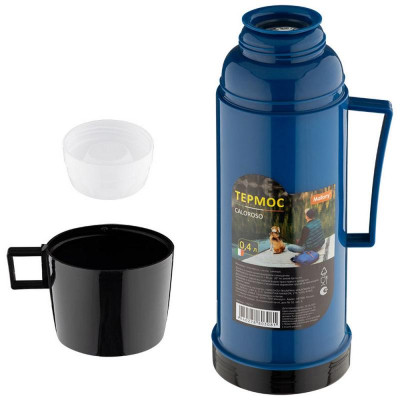 106033 Термос в пластиковом корпусе CALOROSO Mallony (0.4л)-1