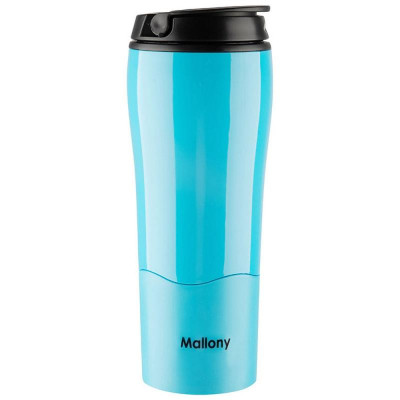 106043 Термокружка-непроливайка MAGNIFICO (0.48л) Mallony голубой-1