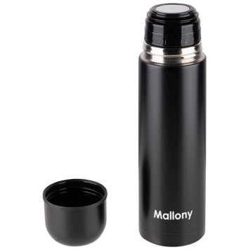106045 Термос из нерж.стали SOLIDO Mallony (0.5л) черный-2