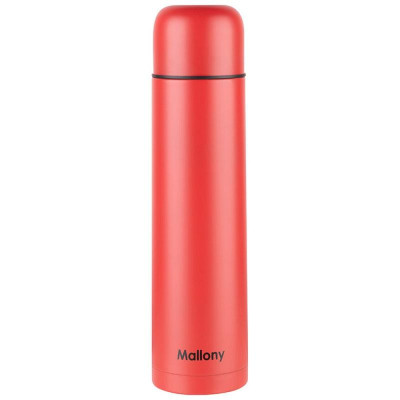 106050 Термос из нерж.стали SOLIDO Mallony (1.0л) красный-1
