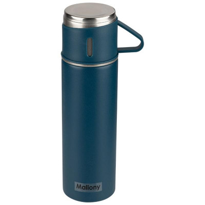 106055 Набор: термос+ТЕРМОкружки FESTA (0, 5л, 3 кружки) Mallony синий-1