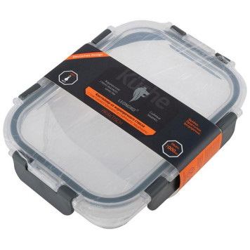 106071 Контейнер из жаропрочного стекла Leonord Praktisch с крышкой из пластика (1.0л)-1