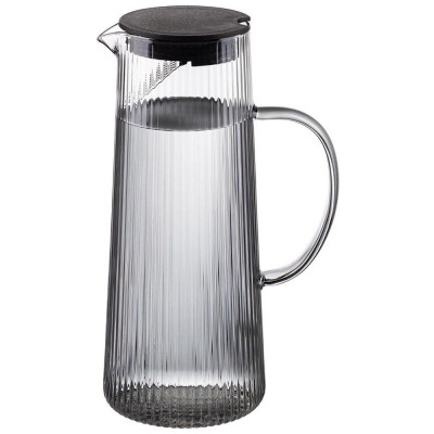 106482 Кувшин Leonord AROMA 1.2л из цветного боросиликатного рельефного стекла