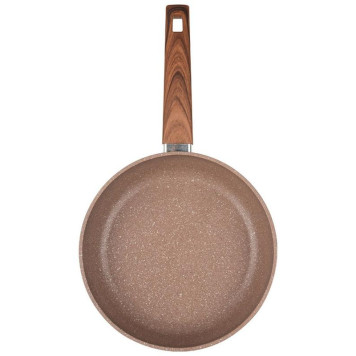 106814 Сковорода Mallony ков. алюм. с мраморным покрытием NATURA (24см)-2