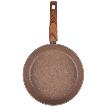 106815 Сковорода Mallony ков. алюм. с мраморным покрытием NATURA (26см)-2