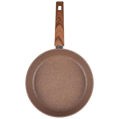 106815 Сковорода Mallony ков. алюм. с мраморным покрытием NATURA (26см)-2