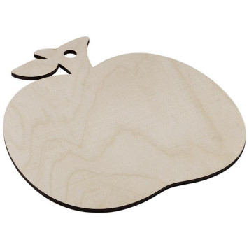 107013 Доска разделочная Mallony (фанера) 'Яблоко'-2