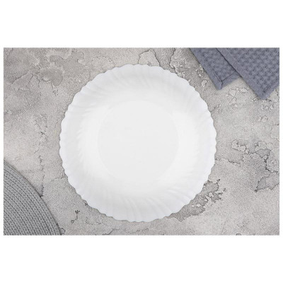 107073 Тарелка суповая Dolche Vita опаловое стекло Mallony 600мл-1