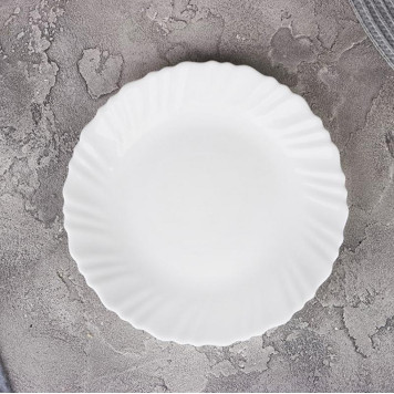 107074 Тарелка десертная Dolche Vita опаловое стекло Mallony 18см