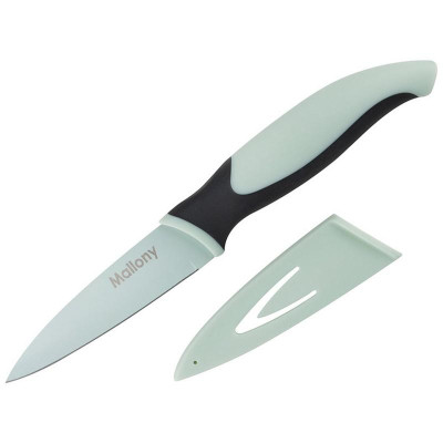 107141 Нож с пластиковой рукояткой ARNO Mallony для овощей (в ножнах)