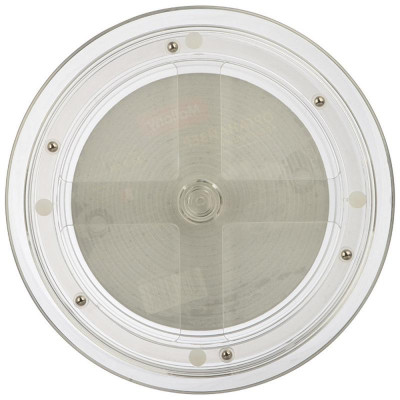 107580 Органайзер вращающийся CLEAR (23.2х23.2х9см) Mallony-1