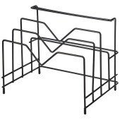 107587 Держатель настольный для крышек/досок Mallony L’ordine Nero 26.5х19х21см