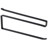 107591 Держатель навесной полочный для бумажного полотенца Mallony L’ordine Nero