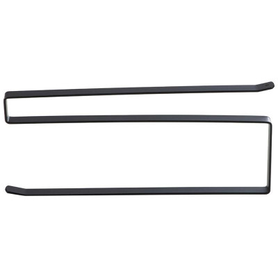 107591 Держатель навесной полочный для бумажного полотенца Mallony L’ordine Nero-1