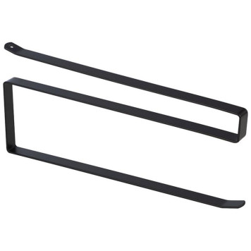 107591 Держатель навесной полочный для бумажного полотенца Mallony L’ordine Nero