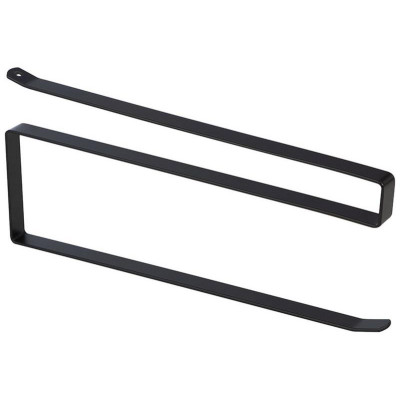 107591 Держатель навесной полочный для бумажного полотенца Mallony L’ordine Nero