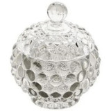 107619 Сахарница стеклянная DOLCE с рельефным корпусом 150мл
