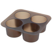 107656 Форма для льда SKANDI Mallony (4 круглые ячейки)