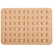 107660 Форма для конфет, мармелада, льда Mallony PERFETTO фрукты (66 ячеек)